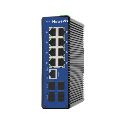 Howevis 12 ports managed industrial switch