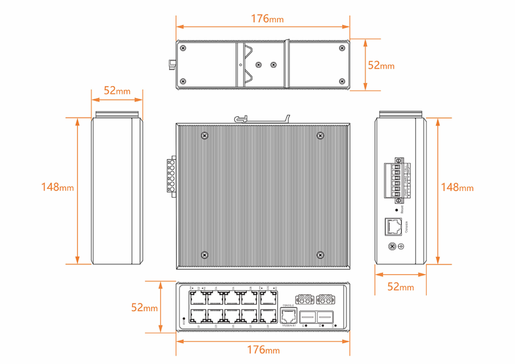 Industrial managed network Switch