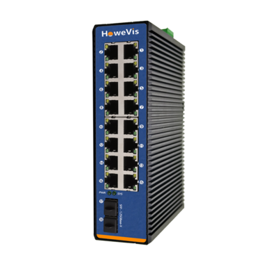 18 ports managed industrial switch