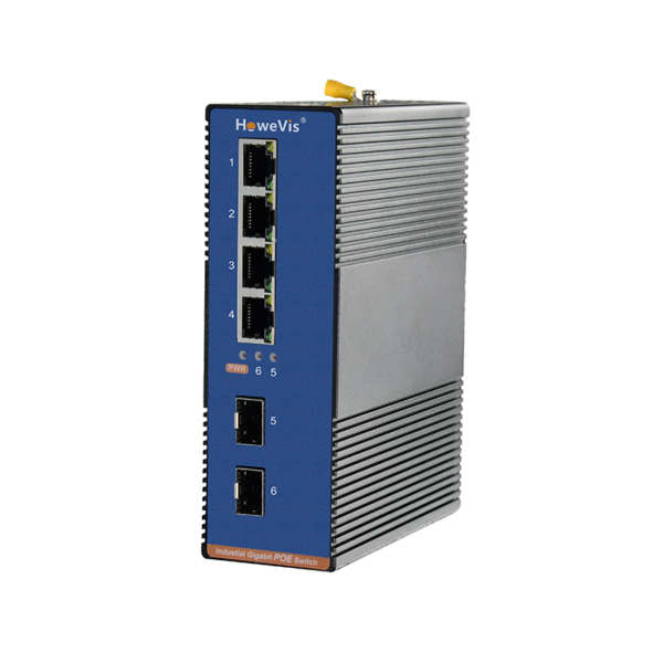Howevis 6 ports industrial network switch
