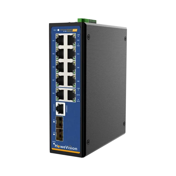 Howevis 12 ports industrial network switch