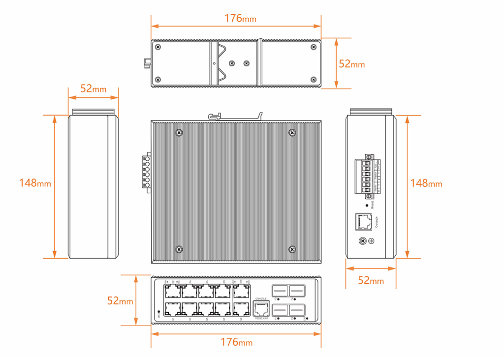 Gigabit Managed Industrial Switch