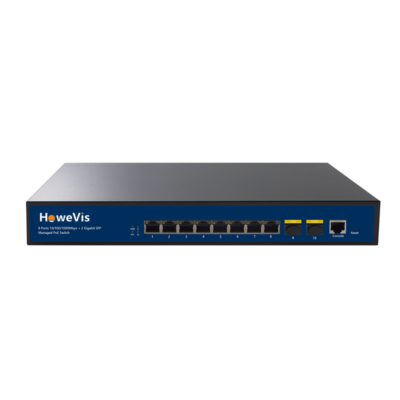 10 ports managed network switch