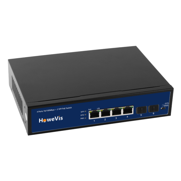 Reliable 6-port unmanaged network switch