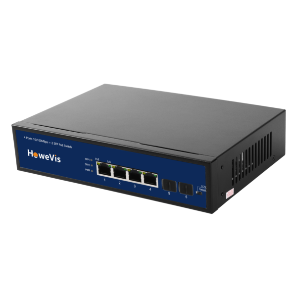 Reliable 6-port unmanaged network switch