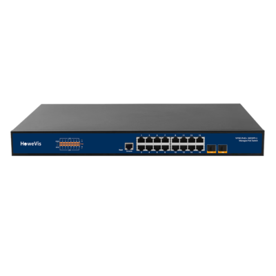 18 ports web smart managed switch