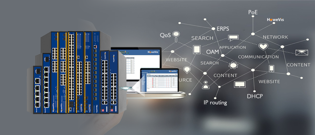 Network switch management interface for monitoring and configuring enterprise network switches