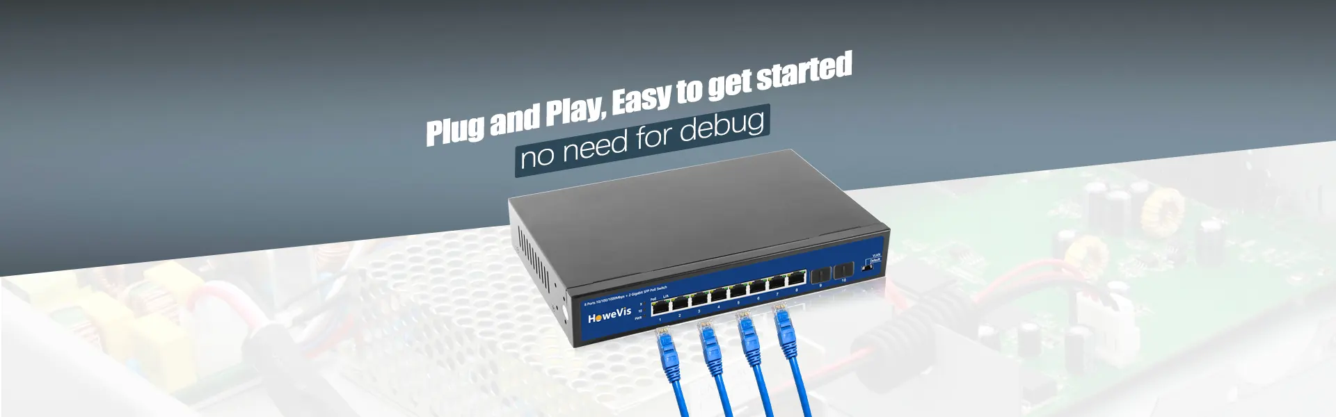HoweVis Unmanaged PoE switch
