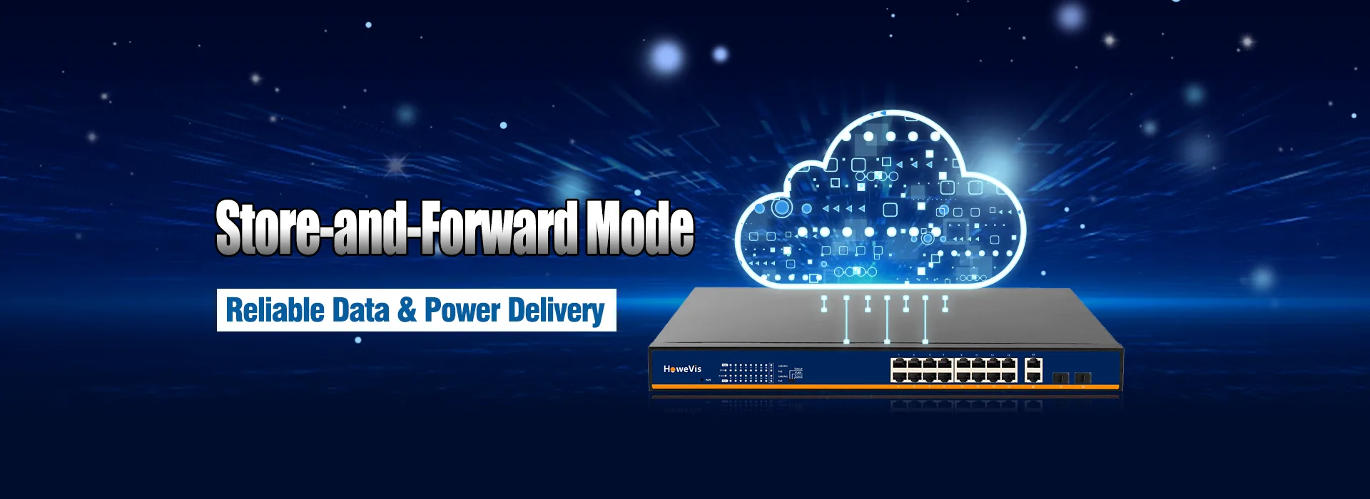 VLAN PoE Switch