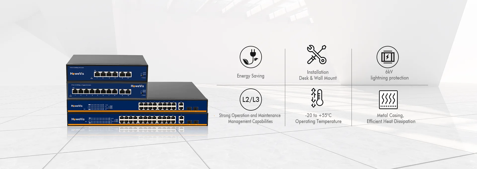 poe powered poe switch