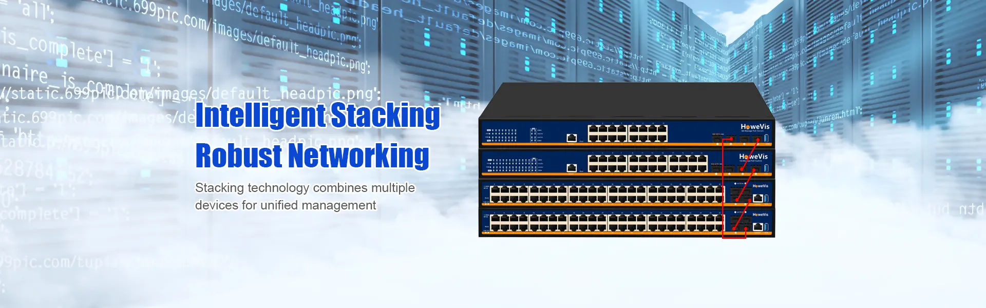 Stacked Management Switch