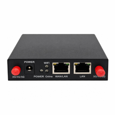 HVT-IR25659X industrial 5G 4G dual-port gateway router with dual SIM