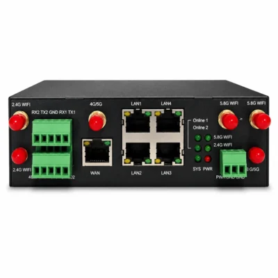 Industrial 5G Gigabit Router | 4 LAN + 1 WAN | HVT-IR53XX Series