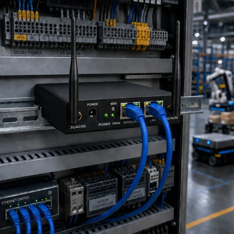 5G RedCap Router for AGV Smart Warehouse