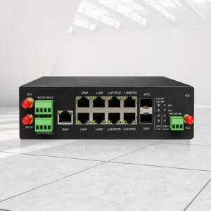 HoweVis 9-port industrial 5G RedCap router for multi-device Ethernet, PLC, and IIoT connectivity