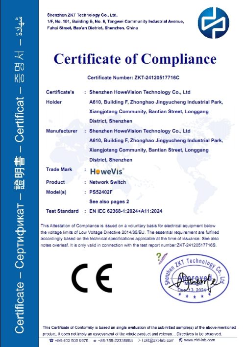 howevis product identification CE2